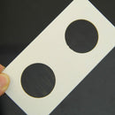 50 PCS / 3 Sets 40mm Diameter Coin Protector Square Coin Collection Paper Clip