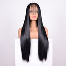 Straight Lace Front Human Hair Wigs, Stretched Length:26 inches, Style:1