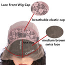 Straight Lace Front Human Hair Wigs, Stretched Length:26 inches, Style:1