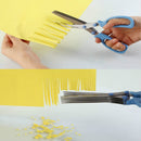 Minced 5 Layers Basil Rosemary Kitchen Scissor Shredded Chopped Scallion Cutter(Blue)