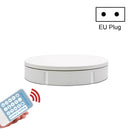 30cm Remote Control Speed Electric Turntable Sample Display Stand, Specification:EU Plug(White)