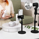 30cm Remote Control Speed Electric Turntable Sample Display Stand, Specification:EU Plug(White)