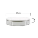 30cm Remote Control Speed Electric Turntable Sample Display Stand, Specification:AU Plug(White)