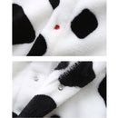 Autumn and Winter Babies Cow Texture Coral Fleece Warm Jumpsuit Romper, Size:80cm(Cow F)