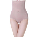 Woman Postpartum Abdomen Thin Waist Hip Body Shaping No Trace Section Binding Pants, Size:XL (Skin)