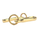 Retro Solid Brass Key Chain Key Ring Belt U Hook Wallet Chain Fish Hook, Length:4.8cm with Copper Rin(Brass)