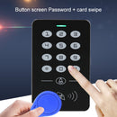 Simple IDIC Card Access Control All-in-one Machine Key Touch Access Control Controller Induction Card Password, Style:A1-Physical Buttons