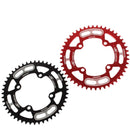 Snail Positive And Negative Tooth Discs Mountain Bike Single Disc Large Tooth Disc 104mm Bcd, Specification:46T(Black)