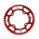 Snail Positive And Negative Tooth Discs Mountain Bike Single Disc Large Tooth Disc 104mm Bcd, Specification:50T(Red)