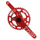 Snail Positive And Negative Tooth Discs Mountain Bike Single Disc Large Tooth Disc 104mm Bcd, Specification:50T(Red)