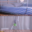 Zipper Double Door Free Installation Wire Yurt Foldable Mosquito Net, Size:180x200x150 cm(Gray)