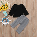 2 in 1 Baby Cartoon Koala Pattern Long-sleeved Shirt + Striped Trouser Suit, Kid Size:70cm