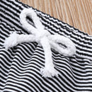 2 in 1 Baby Cartoon Koala Pattern Long-sleeved Shirt + Striped Trouser Suit, Kid Size:70cm