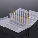 10 pcs titanium coated carbide end mill engraving knife edge milling cutter CNC milling machine