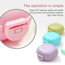 3 PCS Bathroom Dish Plate Case Home Shower Travel Hiking Holder Container Soap Box(black)