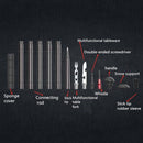 Multifunctional Foldable Trekking Pole With Cutlery Spoon Portable Tableware Self-defense Stick