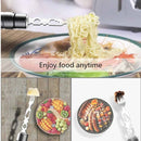 Multifunctional Foldable Trekking Pole With Cutlery Spoon Portable Tableware Self-defense Stick