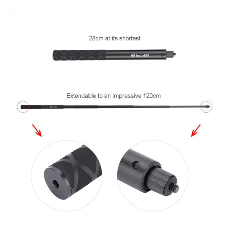 1.2m Selfie Stick for Insta360 ONE X and ONE Sport Camera Handle Accessories