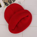 Simple Solid Color Warm Pullover Knit Cap for Men / Women(White)