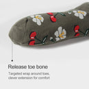Tropical Fruit Pattern Personality Trend Tube Ladies Cotton Socks(Beige lemon)