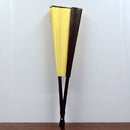 8 inch Pure Color Blank Silk Cloth Folding Fan Chinese Style Calligraphy Painting Fan(Black)
