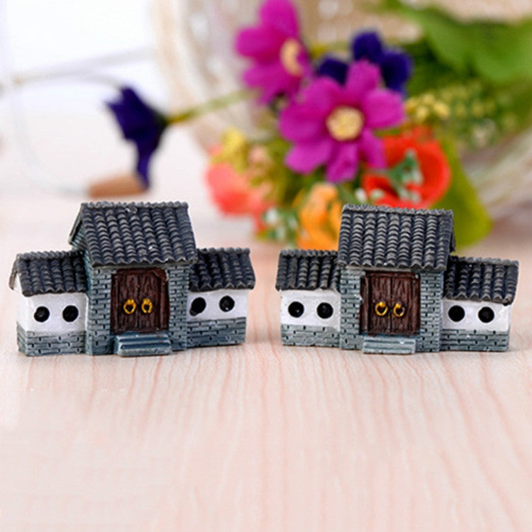 Sand Table Model Micro Landscape Decoration Bonsai Decoration Chinese Archway Small House