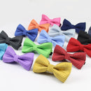 Children Dot Pattern Bow Tie Bow-knot(Gray)