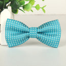 Children Dot Pattern Bow Tie Bow-knot(Lake Blue)