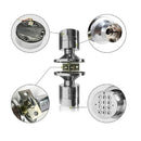 Spherical Electronic Code Door Lock Replaceable Ball Lock, Color:Black