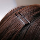 3 Sets Women Drip Invisible Hair Grips Curly Wavy Bobby Pins Daily Use Wedding Party Hair Maker(Rhodium Plated)