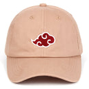 Japanese Anime Naruto Hat Uchiha Family Logo Embroidery Cotton Baseball Caps(Black)