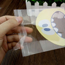 100 PCS Cute Big Teech Mouth Monster Plastic Bag Wedding Birthday Cookie Candy Gift OPP Packaging Bags, Gift Bag Size:7x7cm(Red)