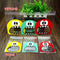 100 PCS Cute Big Teech Mouth Monster Plastic Bag Wedding Birthday Cookie Candy Gift OPP Packaging Bags, Gift Bag Size:7x7cm(Red)