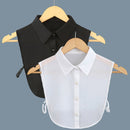 Ladies Joker Shirt Chiffon Shirt Fake Collar Clothing Accessories, Size:One Size(White)