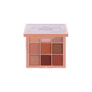 Eyeshadow Palette Makeup Cosmetics Diamond Glitter Metallic Nude Creamy Pigmented Professional Mini Shadow Kit (9 color pumpkin plate)