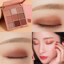Eyeshadow Palette Makeup Cosmetics Diamond Glitter Metallic Nude Creamy Pigmented Professional Mini Shadow Kit (9 color pumpkin plate)