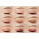 Eyeshadow Palette Makeup Cosmetics Diamond Glitter Metallic Nude Creamy Pigmented Professional Mini Shadow Kit (9 color pumpkin plate)