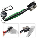 2 PCS Golf Club Brush Ball Slot Cleaning Brush Cleaning Set(Green)