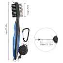 2 PCS Golf Club Brush Ball Slot Cleaning Brush Cleaning Set(Red)