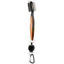 2 PCS Golf Club Brush Ball Slot Cleaning Brush Cleaning Set(Orange)