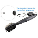 2 PCS Golf Club Brush Ball Slot Cleaning Brush Cleaning Set(Orange)