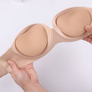 5 PCS Women Silicone Bra Pad Nipple Cover Stickers Patch Inserts Sponge Bra(Skin)