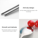 ASD88 4 Pcs/Set Stainless Steel Fork Spoon Chopsticks Travel Camping Cutlery Tools Tableware(Pink)