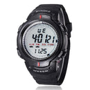 SYNOKE 61576 Life Waterproof LED Sports Watch for Men(Black)