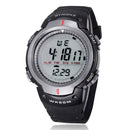 SYNOKE 61576 Life Waterproof LED Sports Watch for Men(Black)