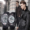 SYNOKE 61576 Life Waterproof LED Sports Watch for Men(Black)
