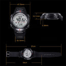 SYNOKE 61576 Life Waterproof LED Sports Watch for Men(Black)