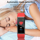 ID115 Plus Smart Bracelet Fitness Heart Rate Monitor Blood Pressure Pedometer Health Running Sports SmartWatch for IOS Android(blue)