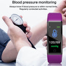 ID115 Plus Smart Bracelet Fitness Heart Rate Monitor Blood Pressure Pedometer Health Running Sports SmartWatch for IOS Android(red)