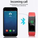 ID115 Plus Smart Bracelet Fitness Heart Rate Monitor Blood Pressure Pedometer Health Running Sports SmartWatch for IOS Android(red)